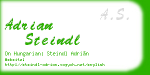 adrian steindl business card